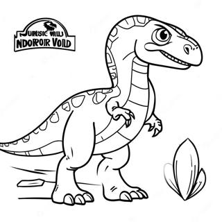 Kleurplaat Van Indoraptor Uit Jurassic World 31758-16311