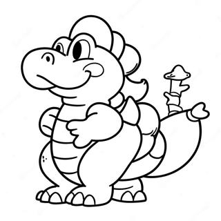 Koopa Troopa Kleurplaat 31848-16382