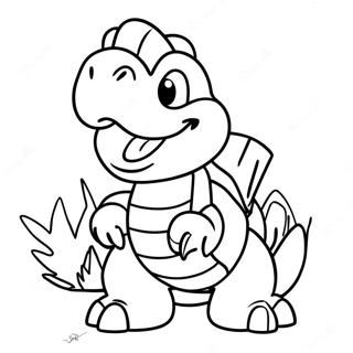 Koopa Troopa Kleurplaat 31848-16384