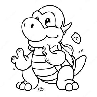 Blije Koopa Troopa Kleurplaat 31849-16388