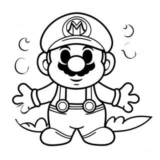 Mario Halloween Kleurplaat 32139-16607