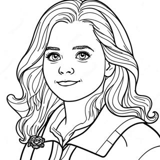 Hermione Granger Realistische Kleurplaat 32219-16672