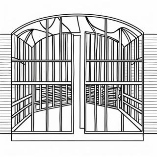 Kleurplaat Van Gevangenishekken 32359-16783