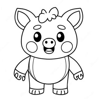 Eng Roblox Piggy Personage Kleurplaat 32471-16865