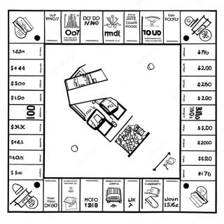 Monopoly Bordspel Kleurplaat 32761-17087