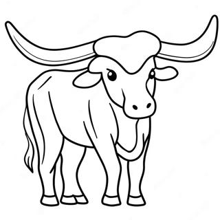 Longhorn Kleurplaten