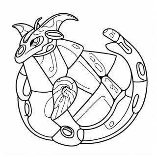 Rayquaza Kleurplaten