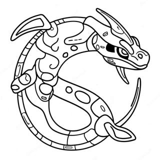 Rayquaza Kleurplaat 33111-17363