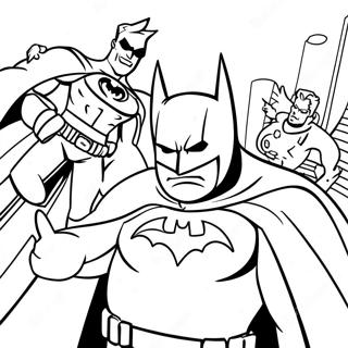 Batman Animatieserie Kleurplaat 33361-17563