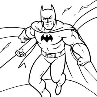 Batman In Actie Kleurplaat 33362-17566