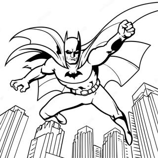 Batman In Actie Kleurplaat 33362-17568