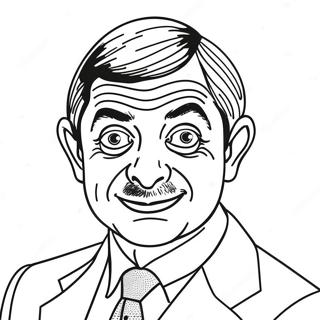 Mr Bean Kleurplaat 33371-17572