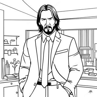 John Wick Kleurplaat 33401-17594