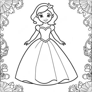 Disney Prinses Papieren Pop Kleurplaat 33451-17635