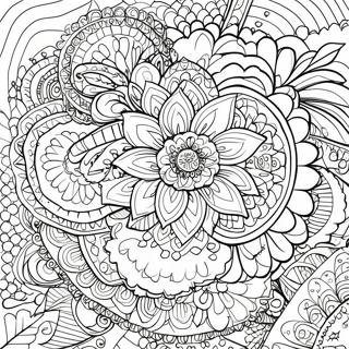 Zigeuner Boho Mandala Kleurplaat 33741-17868