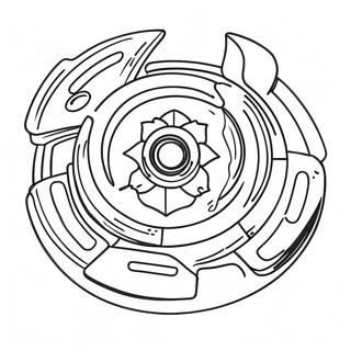 Dynamische Spryzen Beyblade In Actie Kleurplaat 33953-18026