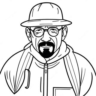 Walter White In Gevaarlijke Kleding Kleurplaat 33983-18049