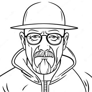 Walter White In Gevaarlijke Kleding Kleurplaat 33983-18052