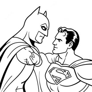 Batman Vs Superman Kleurplaat 34042-18096