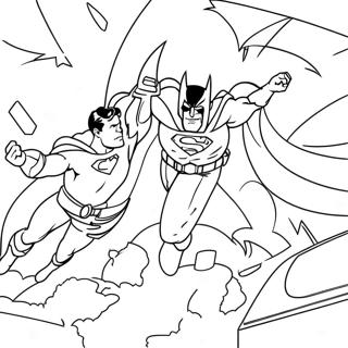 Batman Vs Superman Kleurplaat 34042-28295