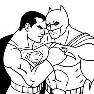 Batman Vs Superman Kleurplaat 34042-28296