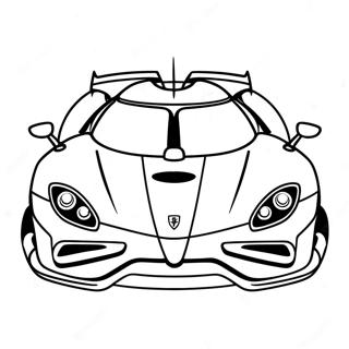 Koenigsegg Kleurplaten