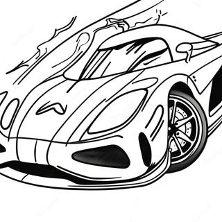 Koenigsegg Agera In Beweging Kleurplaat 34163-28394