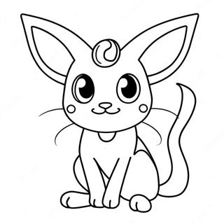 Espeon Kleurplaten