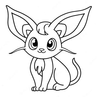 Espeon Kleurplaat 34192-18215