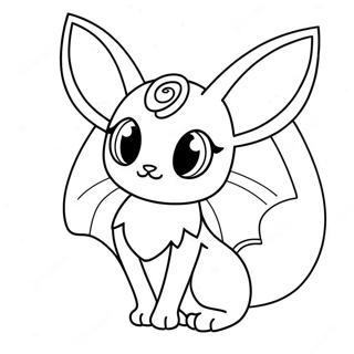 Espeon Kleurplaat 34192-28416