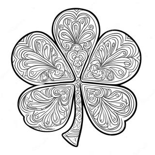 Gelukkige Shamrock Kleurplaat 3420-2782