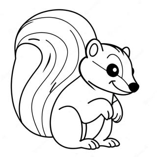 Skunk Kleurplaten