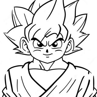 Goten In Super Saiyan Vorm Kleurplaat 34283-28489