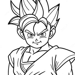 Goten In Super Saiyan Vorm Kleurplaat 34283-28491