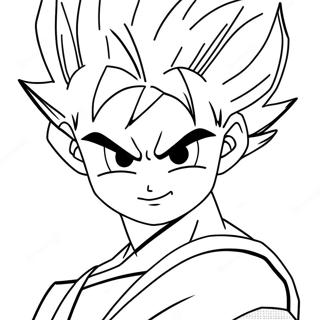 Goten In Super Saiyan Vorm Kleurplaat 34283-28492