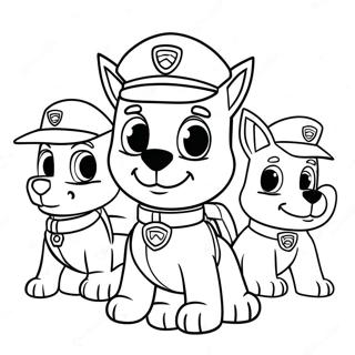 Halloween Paw Patrol Kleurplaat 3429-2787