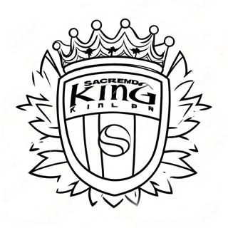 Sacramento Kings Logo Kleurplaat 34323-28597