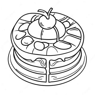 Kleurplaat Van Een Wafel 34372-28635