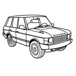 Kleurplaat Van Een Range Rover 34412-28666