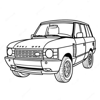 Kleurplaat Van Een Range Rover 34412-28668