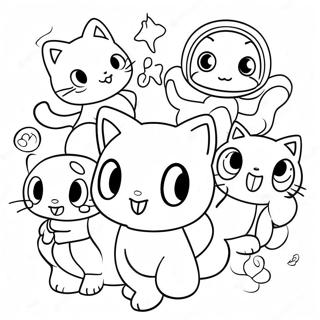 Mew Mew Power Personages Kleurplaat 34543-28774