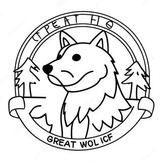 Great Wolf Lodge Logo Kleurplaat 34562-28786