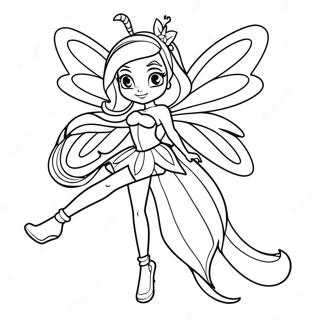 Bloom Winx Club In Feeenvorm Kleurplaat 34583-28805