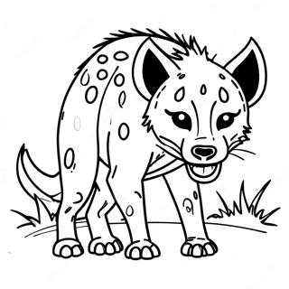 Hyena Kleurplaat 34592-28811