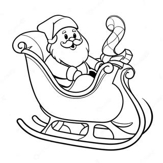 Santas Slede Kleurplaat 35063-29184