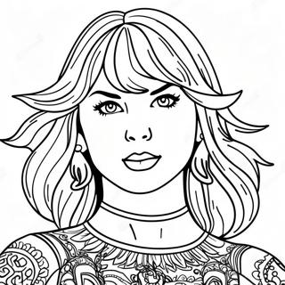 Taylor Swift Reputation Kleurplaat 3509-2850