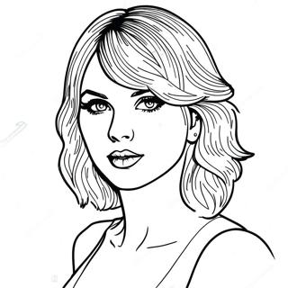 Taylor Swift Reputation Kleurplaat 3509-2851