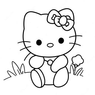 Hello Kitty Kleurplaat 35163-29262