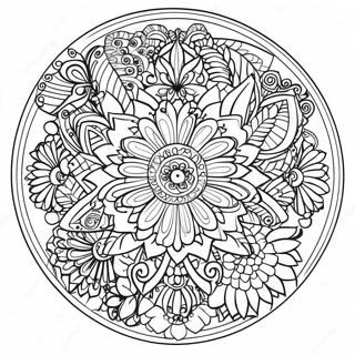 Vlinder Mandala Kleurplaat 35243-29326