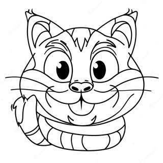 Cheshire Kat Kleurplaat 35683-29678